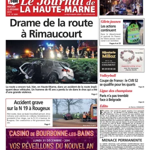 Édition du 12/12/18