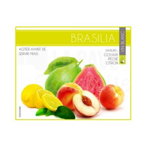 BRASILIA 12° – 10 LITRES – Goyave, Pêche, Citron