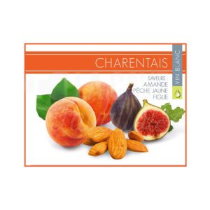 CHARENTAIS 12° – 5 LITRES – Pêche jaune, Figue, Amande