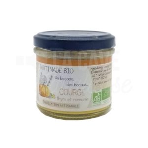 Tartinade de Courge au thym et romarin – La Ferme de L&rsquo;Hôtellerie – Landivy (53) – 95gr