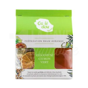 GÉRANIUM-CITRON VERT – Préparation Rhum Arrangé – La Réunion – 250gr