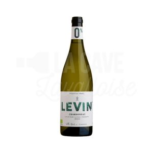 LEVIN 0% – Chardonnay – Vin blanc biologique sans alcool – 75cl