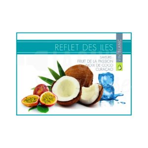 REFLET DES ÎLES 12° – 3 LITRES – Passion, Coco, Curaçao bleu