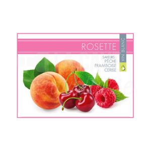 ROSETTE 12° – 3 LITRES – Pêche, Framboise, Cerise
