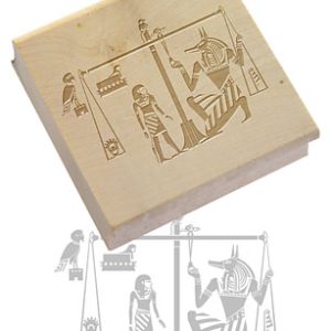 Tampon encreur « Pesée de l&rsquo;âme »