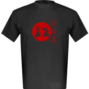 T-shirt noir iaïdo