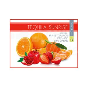 TEQUILA SUNRISE 12° – 3 LITRES – Fraise, Orange, Grenade, Mandarine