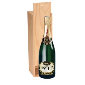 Coffret caisse Bois Champagne Maxim&rsquo;s brut