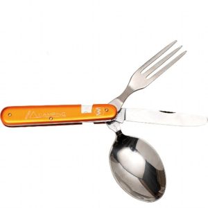 Couverts Camping Orange