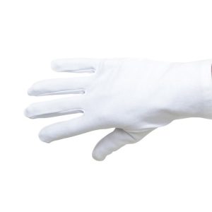 Gant blanc maçonnique (Paire)