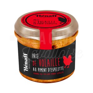 Pâté de Volaille au Piment d&rsquo;Espelette – Hénaff Sélection – 90gr