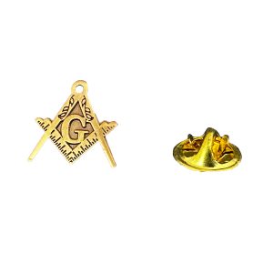 Pin&rsquo;s maçonnique Équerre compas G