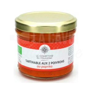 Tartinable aux 2 Poivrons au Paprika – Le Comptoir du Fougeray – 100gr