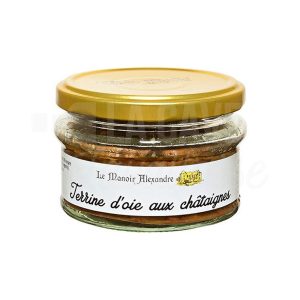 Terrine d&rsquo;Oie aux Châtaignes – Manoir Alexandre – 100gr